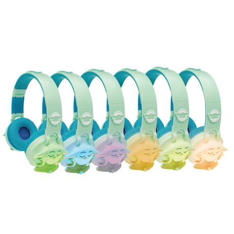Casque lumineux pliable bluetooth® et filaire avec un design 3d de l’univers star wars avec limitation du volume BLEU 2 - vertbaudet enfant 