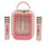 Karaoke bluetooth rose avec 2 micros sans fil ROSE 1 - vertbaudet enfant 