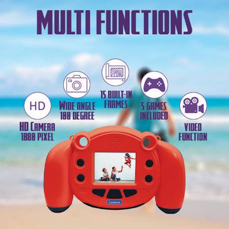 Starcam  appareil photo numérique hd miraculous ROUGE 4 - vertbaudet enfant 