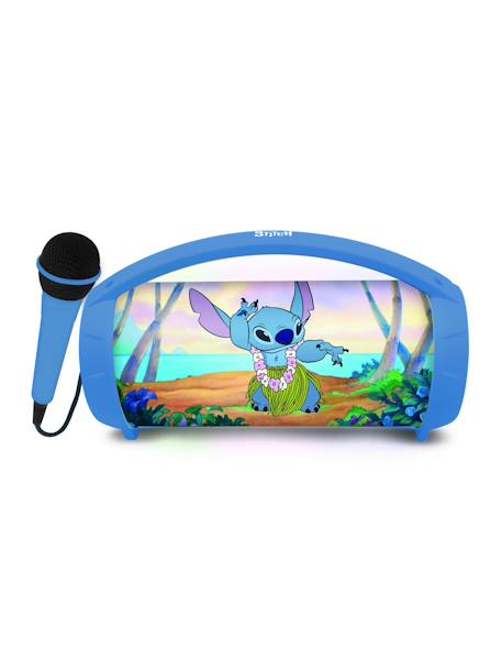 Enceinte bluetooth lumineuse avec micro stitch BLEU 2 - vertbaudet enfant 