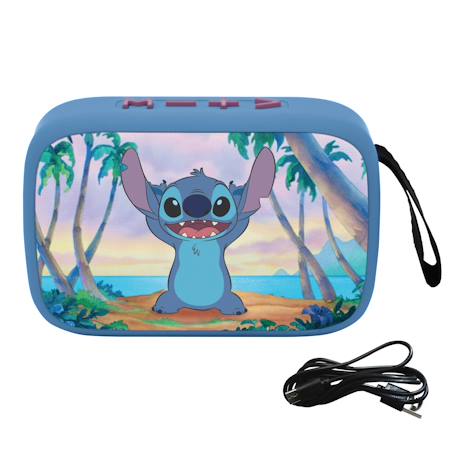 Enceinte bluetooth portable Stitch - sans-Fil, USB-C, Batterie rechargeable BLEU 1 - vertbaudet enfant 