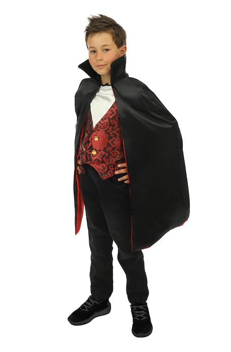 Déguisement enfant garçon vampire Noir, rouge 2 - vertbaudet enfant 