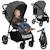 Poussette compacte emerald légère avec amortissement, pliage à une main et grand panier Beige sand+Green forest+Grey stone 13 - vertbaudet enfant 