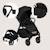 Poussette 2en1 layla jusqu’à 22 kg avec nacelle et accessoires Beige sand+Beige taupe+Black onyx+Green forest 18 - vertbaudet enfant 