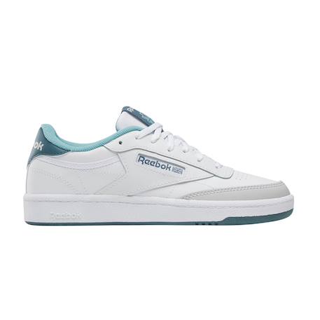 Baskets garçon en cuir Blanc, bleu, gris 1 - vertbaudet enfant 