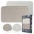 2 x draps-housses en bambou 80 x 40 cm, doux, respirants et universels Beige+Grey 1 - vertbaudet enfant 