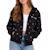 Sweat fille zippé à capuche full Noir 1 - vertbaudet enfant 
