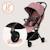 Poussette ultra-compacte sia 5,9 kg compatible avion avec moustiquaire Beige sand+Beige taupe+Blue sky+Green emerald+Pink rose 28 - vertbaudet enfant 