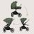 Poussette combinée 2en1 mika plus avec nacelle et accessoires Beige sand+Black onyx+Green olive+Grey stone+Mocha mousse 14 - vertbaudet enfant 