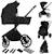 Poussette combinée 2en1 mika plus avec nacelle et accessoires Beige sand+Black onyx+Green olive+Grey stone+Mocha mousse 7 - vertbaudet enfant 