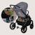 Poussette canne compacte mika plus légère et pliable jusqu’à 22 kg avec accessoires Beige sand+Grey stone+Mocha mousse 12 - vertbaudet enfant 
