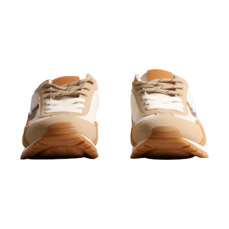 Baskets basses fille à lacets Beige+Bordeaux+Marron 5 - vertbaudet enfant 