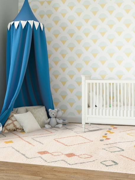 Tapis enfant épais et confortable agadir Beige sable 3 - vertbaudet enfant 