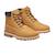 Boots garçon en cuir Jaune camel, marron 3 - vertbaudet enfant 
