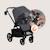 Poussette trio carmine jusqu’à 22 kg avec nacelle, siège-auto et accessoires Beige sand+Grey stone 11 - vertbaudet enfant 
