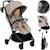 Poussette ultra-compacte sia 5,9 kg compatible avion avec moustiquaire Beige sand+Beige taupe+Blue sky+Green emerald+Pink rose 1 - vertbaudet enfant 