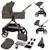 Poussette 2en1 layla jusqu’à 22 kg avec nacelle et accessoires Beige sand+Beige taupe+Black onyx+Green forest 7 - vertbaudet enfant 
