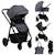 Poussette 3en1 amber plus avec nacelle, siège-auto, sac et accessoires Beige sand+Green forest+Grey graphite 13 - vertbaudet enfant 