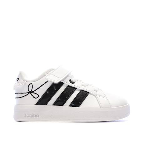 Baskets fille grand court 3.0 girls Blanc 1 - vertbaudet enfant 