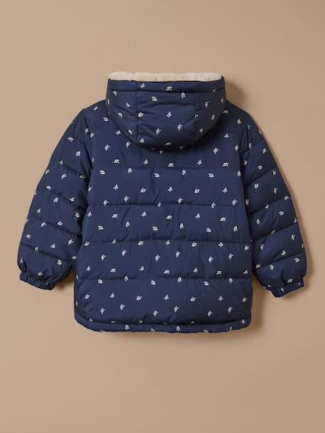 Doudoune imprimée doublée polaire fille Imprimé baies 2 - vertbaudet enfant 