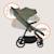 Poussette tout-terrain iva jusqu’à 22 kg avec matériaux premium et assise spacieuse Beige sand+Green forest+Grey graphite 11 - vertbaudet enfant 