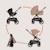 Poussette trio carmine jusqu’à 22 kg avec nacelle, siège-auto et accessoires Beige sand+Grey stone 2 - vertbaudet enfant 