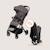 Poussette tout-terrain tansi légère avec roues graveltech, amortissement et pliage à une main Beige sand+Beige taupe+Black onyx+Green emerald 9 - vertbaudet enfant 