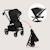 Poussette duo carmine jusqu’à 22 kg avec nacelle et accessoires Beige sand+Black onyx+Brown chocolate+Grey stone 11 - vertbaudet enfant 