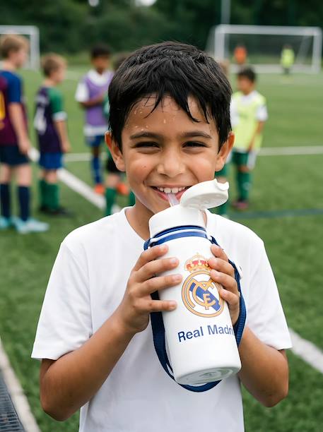Gourde real madrid c.f. 600 ml avec sangle Blanc 2 - vertbaudet enfant 