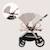 Poussette 2en1 layla jusqu’à 22 kg avec nacelle et accessoires Beige sand+Beige taupe+Black onyx+Green forest 3 - vertbaudet enfant 
