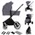 Poussette combinée 2en1 mika plus avec nacelle et accessoires Beige sand+Black onyx+Green olive+Grey stone+Mocha mousse 19 - vertbaudet enfant 