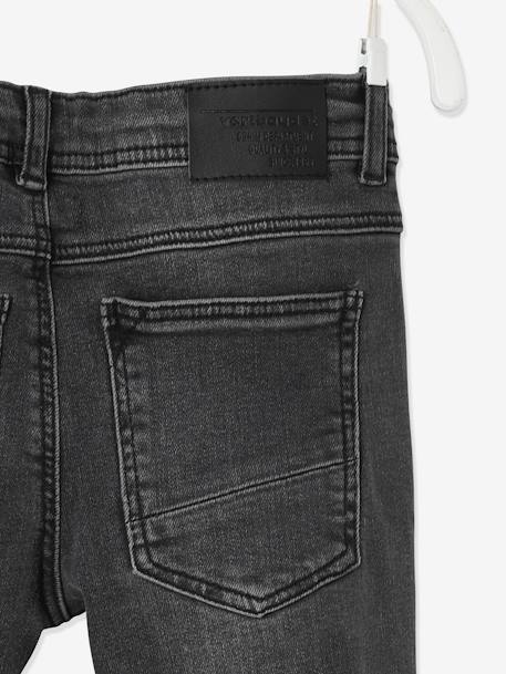 Jean garçon slim morphologique MEDIUM denim black+DENIM BRUT+denim gris+DENIM GRIS FONCE+double stone+STONE 26 - vertbaudet enfant 