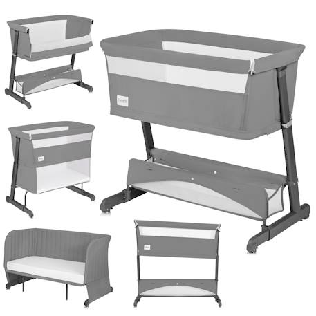 Lit cododo 5en1 thomi plus avec fonction berceau, parc bébé et canapé-lit jusqu’à 100 kg Beige carmel+Grey concrete 7 - vertbaudet enfant 