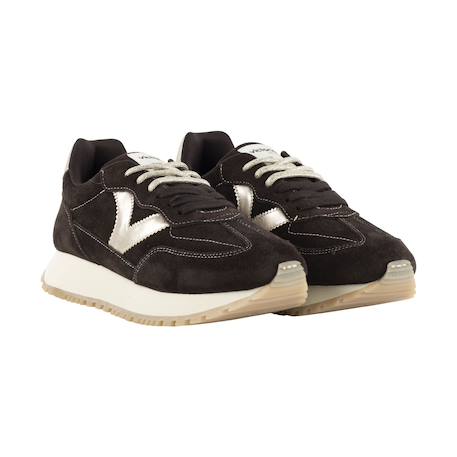 Baskets basses fille à lacets Beige+Camel+Marron 15 - vertbaudet enfant 