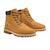 Boots garçon en cuir Jaune camel, marron 4 - vertbaudet enfant 