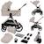 Poussette 2en1 layla jusqu’à 22 kg avec nacelle et accessoires Beige sand+Beige taupe+Black onyx+Green forest 1 - vertbaudet enfant 