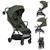 Poussette ultra-compacte bess légère avec pliage rapide, compatible avion Beige sand+Green forest+Grey stone 7 - vertbaudet enfant 