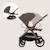 Poussette 2en1 layla jusqu’à 22 kg avec nacelle et accessoires Beige sand+Beige taupe+Black onyx+Green forest 9 - vertbaudet enfant 