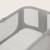 Lit cododo 2en1 luna evo avec pliage easyfold, matelas t25 et réglage sur 5 hauteurs Beige sand+Grey dove 11 - vertbaudet enfant 