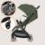 Poussette ultra-compacte bess légère avec pliage rapide, compatible avion Beige sand+Green forest+Grey stone 11 - vertbaudet enfant 