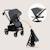Poussette trio carmine jusqu’à 22 kg avec nacelle, siège-auto et accessoires Beige sand+Grey stone 12 - vertbaudet enfant 