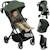 Poussette tout-terrain tansi légère avec roues graveltech, amortissement et pliage à une main Beige sand+Beige taupe+Black onyx+Green emerald 19 - vertbaudet enfant 