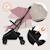 Poussette ultra-compacte sia 5,9 kg compatible avion avec moustiquaire Beige sand+Beige taupe+Blue sky+Green emerald+Pink rose 30 - vertbaudet enfant 
