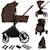 Poussette combinée 2en1 mika plus avec nacelle et accessoires Beige sand+Black onyx+Green olive+Grey stone+Mocha mousse 25 - vertbaudet enfant 