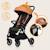 Poussette canne compacte cloe légère et pliable jusqu’à 22 kg Brown rust 6 - vertbaudet enfant 