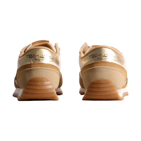 Baskets basses fille à lacets Beige+Bordeaux+Marron 4 - vertbaudet enfant 