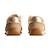 Baskets basses fille à lacets Beige+Bordeaux+Marron 4 - vertbaudet enfant 