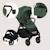 Poussette 3en1 layla jusqu’à 22 kg avec nacelle, siège-auto et accessoires Beige sand+Beige taupe+Black onyx+Green forest 24 - vertbaudet enfant 