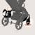 Poussette 2en1 freya avec nacelle pliable avec le châssis et accessoires Beige sand+Black onyx+Brown chocolate 10 - vertbaudet enfant 