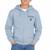 Sweat garçon zippé à capuche scz Bleu+Bordeaux 1 - vertbaudet enfant 